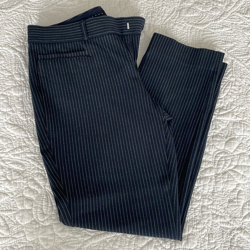 Banana republic Sloan Navy Pinstripe Pants - Size 6